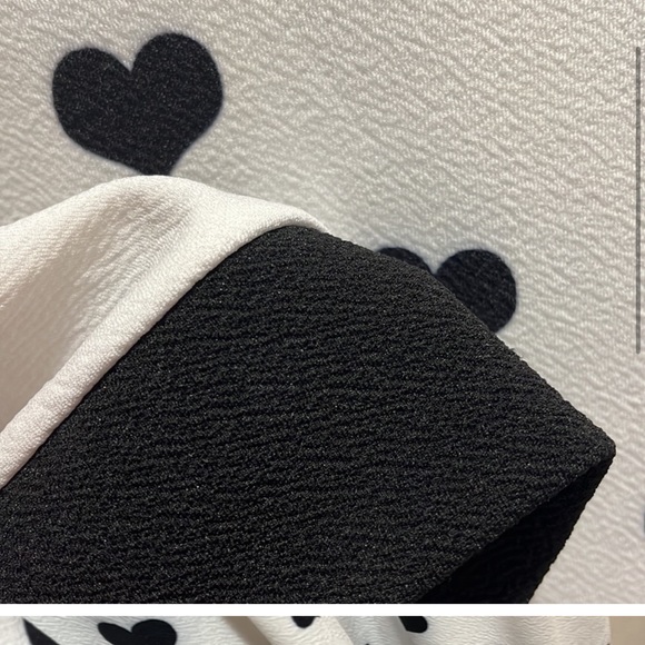 Heart print Midi Dress - Picture 3 of 4